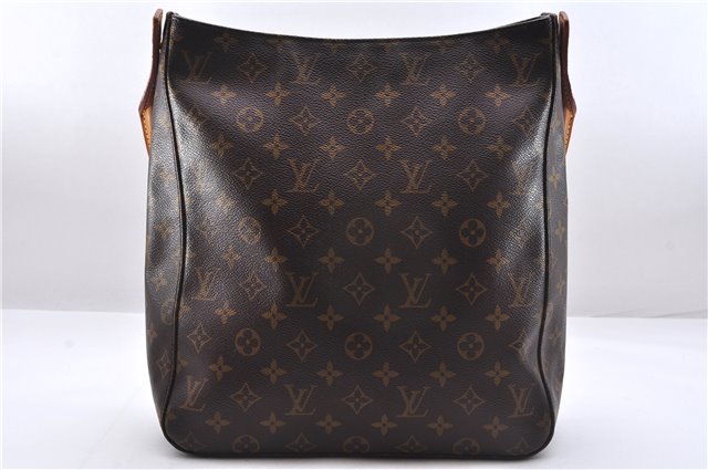 Authentic Louis Vuitton Monogram Looping GM Shoulder Bag M51145 LV 9327E