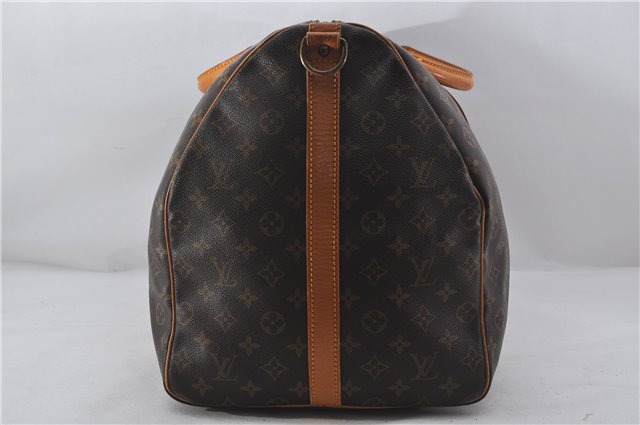 Authentic Louis Vuitton Monogram Keepall Bandouliere 60 M41412 Boston Bag 9328E