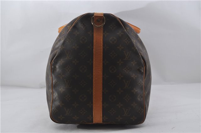 Authentic Louis Vuitton Monogram Keepall Bandouliere 60 M41412 Boston Bag 9328E