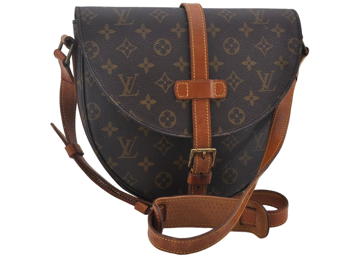 Auth Louis Vuitton Monogram Chantilly GM Shoulder Cross Body Bag M51232 LV 9329D