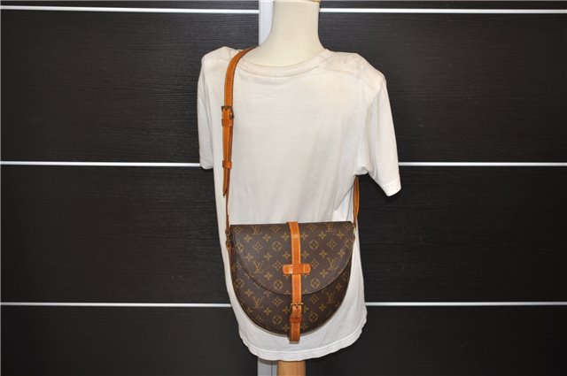 Auth Louis Vuitton Monogram Chantilly GM Shoulder Cross Body Bag M51232 LV 9329D