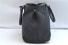 Authentic PRADA Canvas Leather 2Way Shoulder Hand Bag Black 9329E