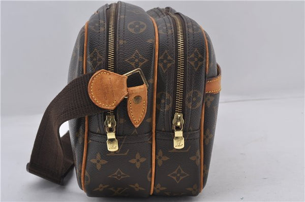 Auth Louis Vuitton Monogram Reporter PM Shoulder Cross Body Bag M45254 LV 9330D