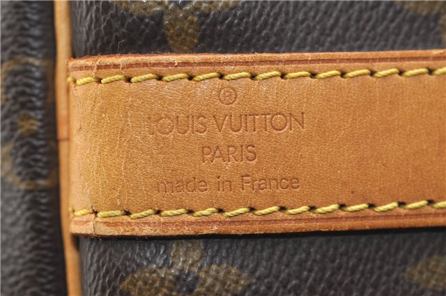Authentic Louis Vuitton Monogram Keepall Bandouliere 55 M41414 Boston Bag 9331E