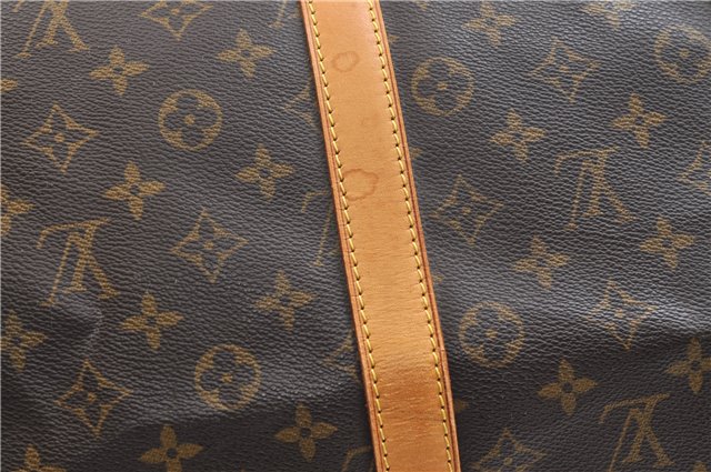 Authentic Louis Vuitton Monogram Keepall Bandouliere 55 M41414 Boston Bag 9331E