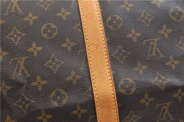 Authentic Louis Vuitton Monogram Keepall Bandouliere 55 M41414 Boston Bag 9331E