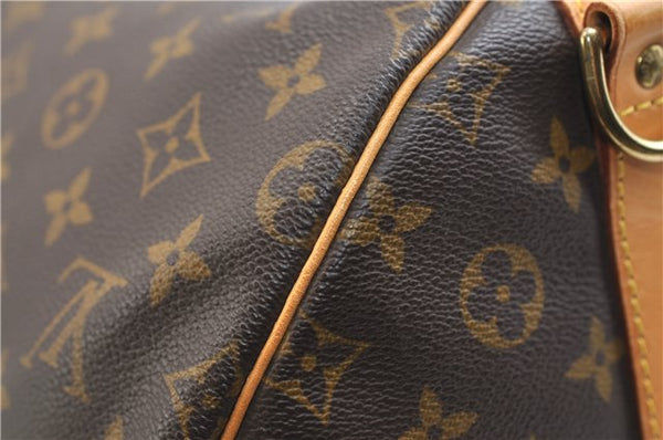 Authentic Louis Vuitton Monogram Keepall Bandouliere 55 M41414 Boston Bag 9331E