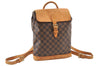 Authentic Louis Vuitton Damier Arlequin Backpack N99038 LV 9331F