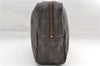 Auth Louis Vuitton Monogram Trousse Toilette 28 Clutch Hand Bag M47522 LV 9332D