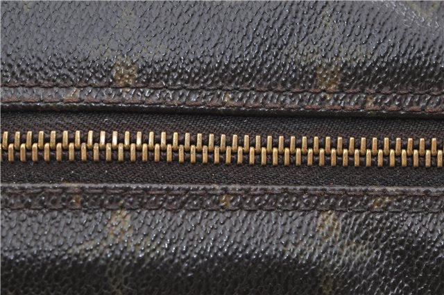 Auth Louis Vuitton Monogram Trousse Toilette 28 Clutch Hand Bag M47522 LV 9332D