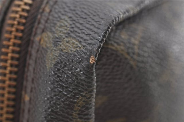 Auth Louis Vuitton Monogram Trousse Toilette 28 Clutch Hand Bag M47522 LV 9332D