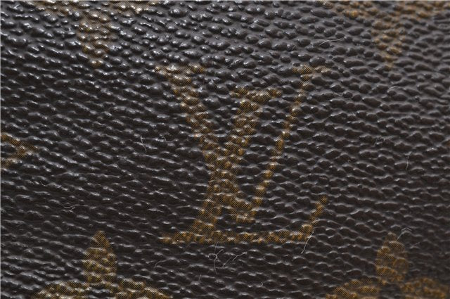 Auth Louis Vuitton Monogram Trousse Toilette 28 Clutch Hand Bag M47522 LV 9332D
