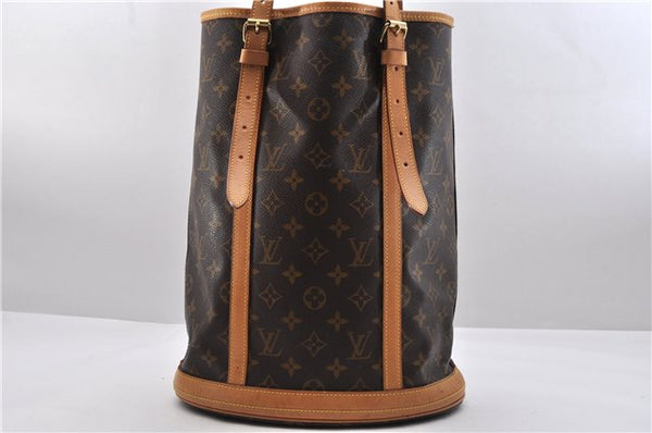 Authentic Louis Vuitton Monogram Bucket GM Shoulder Bag M42236 LV Junk 9336C