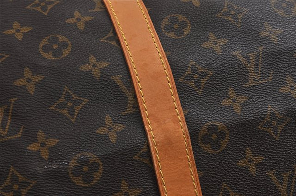 Auth Louis Vuitton Monogram Keepall Bandouliere 55 Boston Bag M41414 LV 9339C