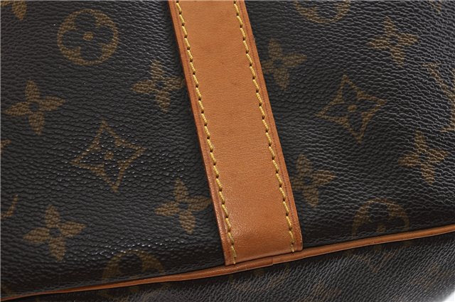 Auth Louis Vuitton Monogram Keepall Bandouliere 55 Boston Bag M41414 LV 9339C