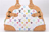 Authentic Louis Vuitton Monogram Multicolor Claudia Hand Bag M40193 White 9340E