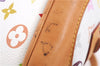 Authentic Louis Vuitton Monogram Multicolor Claudia Hand Bag M40193 White 9340E
