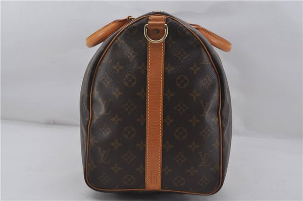 Authentic Louis Vuitton Monogram Keepall Bandouliere 50 M41416 Boston Bag 9341E