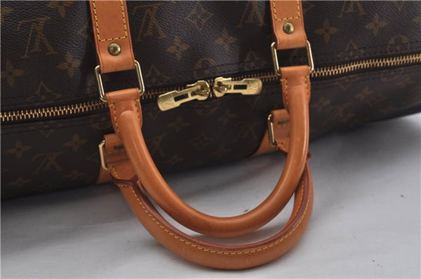 Authentic Louis Vuitton Monogram Keepall Bandouliere 50 M41416 Boston Bag 9341E