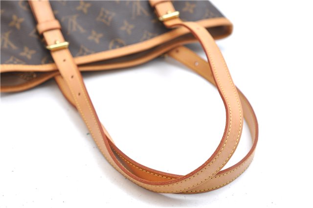 Authentic Louis Vuitton Monogram Bucket GM Shoulder Tote Bag M42236 LV 9342E