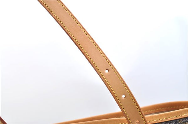 Authentic Louis Vuitton Monogram Bucket GM Shoulder Tote Bag M42236 LV 9342E