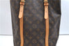 Authentic Louis Vuitton Monogram Bucket GM Shoulder Tote Bag M42236 LV 9342E