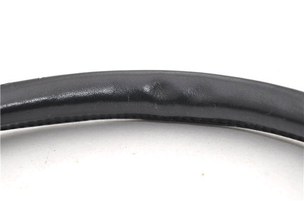 Authentic GUCCI Shoulder Hand Bag Nylon Leather 0013766 Black 9345D