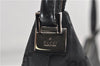 Authentic GUCCI Shoulder Hand Bag Nylon Leather 0013766 Black 9345D