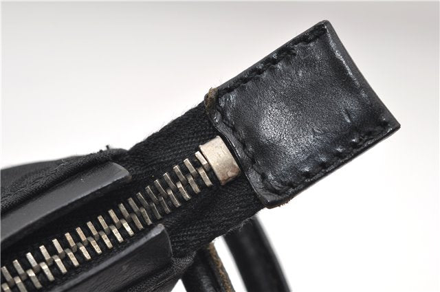 Authentic GUCCI Shoulder Hand Bag Nylon Leather 0013766 Black 9345D