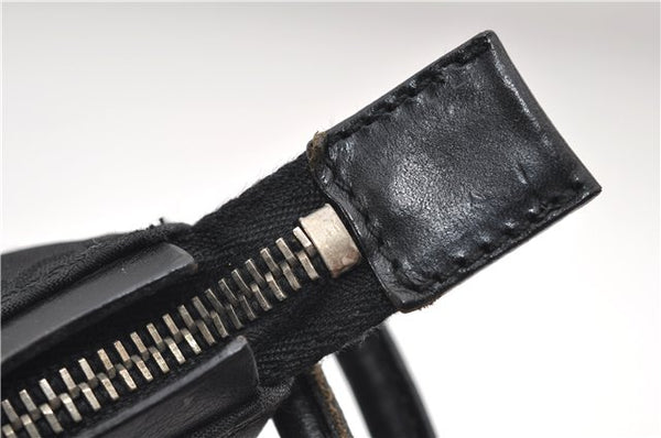 Authentic GUCCI Shoulder Hand Bag Nylon Leather 0013766 Black 9345D