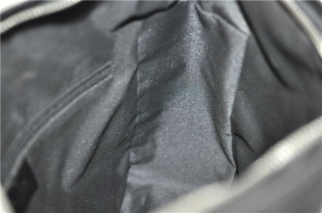 Authentic GUCCI Shoulder Hand Bag Nylon Leather 0013766 Black 9345D