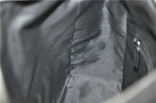 Authentic GUCCI Shoulder Hand Bag Nylon Leather 0013766 Black 9345D