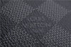 Authentic Louis Vuitton Damier Graphite Keepall Bandouliere 55 Boston Bag 9345E