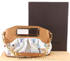 Auth Louis Vuitton Monogram Multicolor Judy PM 2Way Hand Bag White Box 9347E