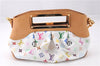 Auth Louis Vuitton Monogram Multicolor Judy PM 2Way Hand Bag White Box 9347E