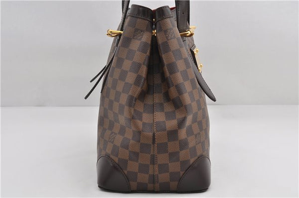 Authentic Louis Vuitton Damier Hampstead MM Shoulder Tote Bag N51204 LV 9349E