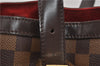 Authentic Louis Vuitton Damier Hampstead MM Shoulder Tote Bag N51204 LV 9349E