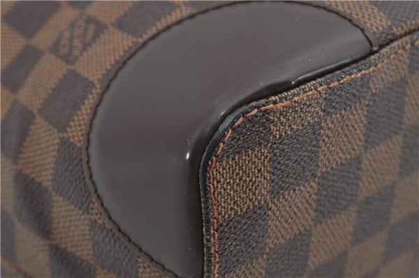 Authentic Louis Vuitton Damier Hampstead MM Shoulder Tote Bag N51204 LV 9349E