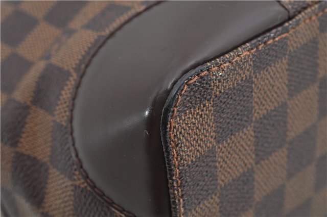 Authentic Louis Vuitton Damier Hampstead MM Shoulder Tote Bag N51204 LV 9349E