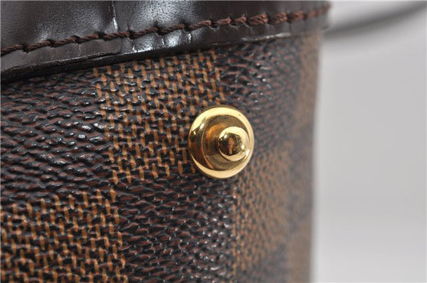 Authentic Louis Vuitton Damier Hampstead MM Shoulder Tote Bag N51204 LV 9349E