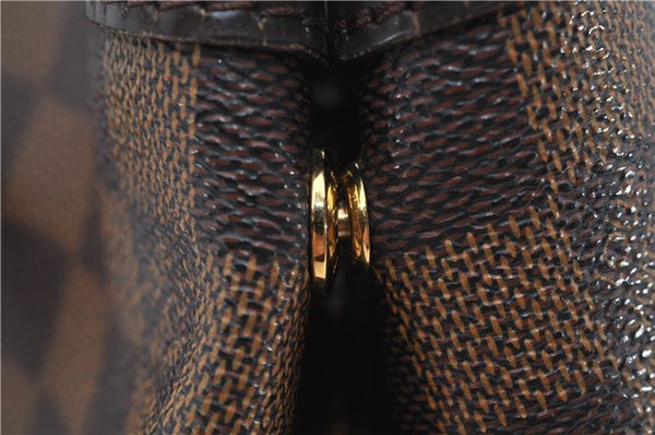 Authentic Louis Vuitton Damier Hampstead MM Shoulder Tote Bag N51204 LV 9349E