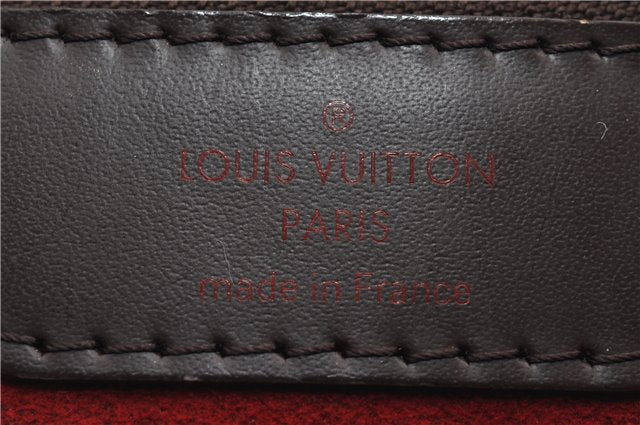 Authentic Louis Vuitton Damier Hampstead MM Shoulder Tote Bag N51204 LV 9349E