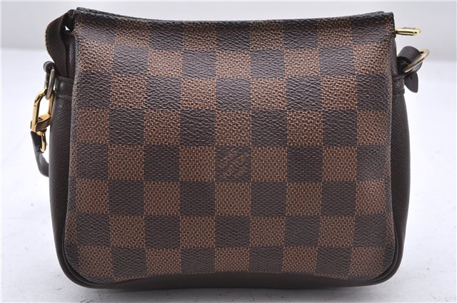 Authentic Louis Vuitton Damier Trousse Makeup Hand Bag Pouch N51982 LV 9350E