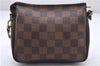 Authentic Louis Vuitton Damier Trousse Makeup Hand Bag Pouch N51982 LV 9350E