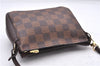 Authentic Louis Vuitton Damier Trousse Makeup Hand Bag Pouch N51982 LV 9350E