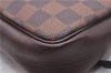 Authentic Louis Vuitton Damier Trousse Makeup Hand Bag Pouch N51982 LV 9350E