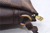 Authentic Louis Vuitton Damier Trousse Makeup Hand Bag Pouch N51982 LV 9350E