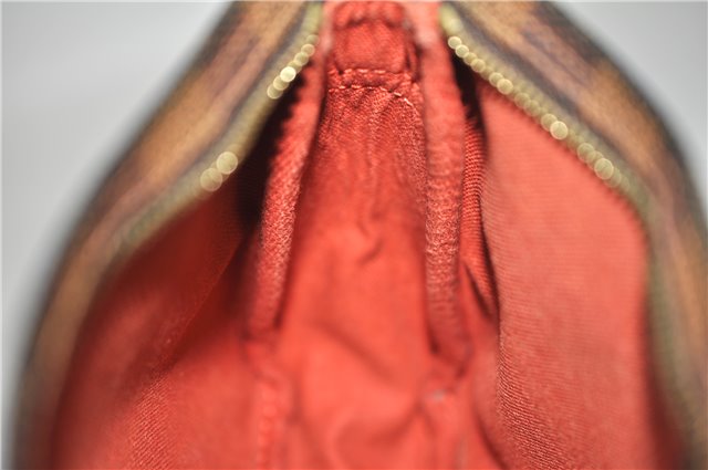 Authentic Louis Vuitton Damier Trousse Makeup Hand Bag Pouch N51982 LV 9350E