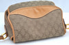 Authentic GUCCI Shoulder Cross Body Bag Purse GG Canvas Leather Brown Junk 9351G