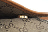 Authentic GUCCI Shoulder Cross Body Bag Purse GG Canvas Leather Brown Junk 9351G